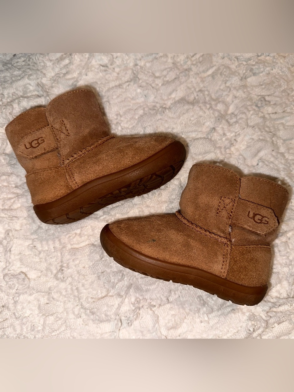 UGG Kids Chestnut Brown Suede Boot